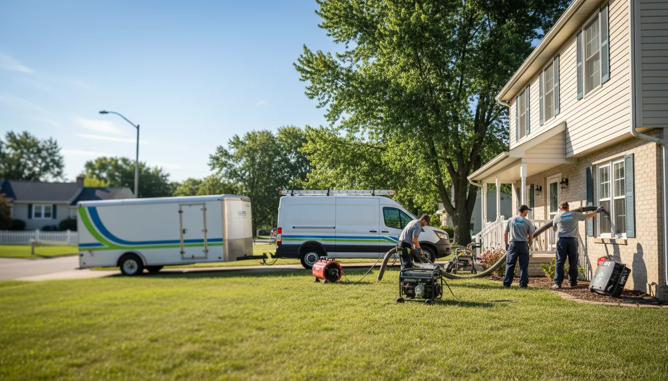 Flooded Basement Restoration And Cleanup With Repair in Austinburg, OH near me
